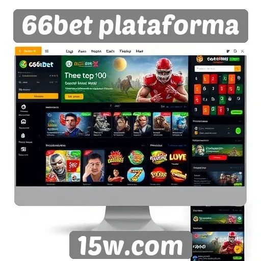 Análise da interface do site 66bet plataforma